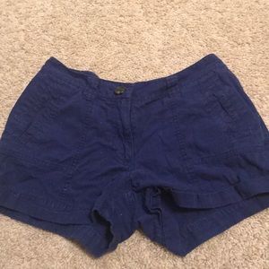 Blue shorts
